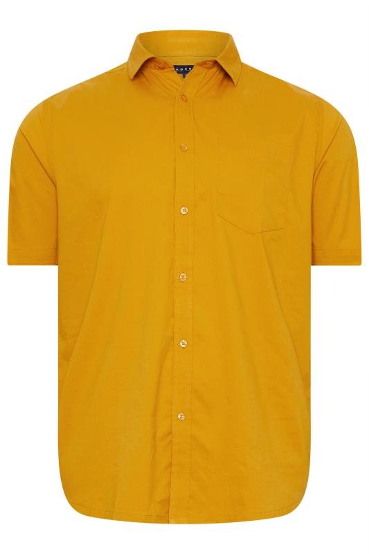 BadRhino Big & Tall Yellow Stretch Short Sleeve Shirt | BadRhino 2