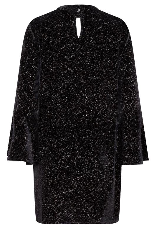 M&Co Black Sequin Keyhole Mini Dress | M&Co 7