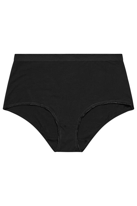 YOURSET 5 PACK Plus Size Black & White Floral Full Briefs | Yours Clothing 10