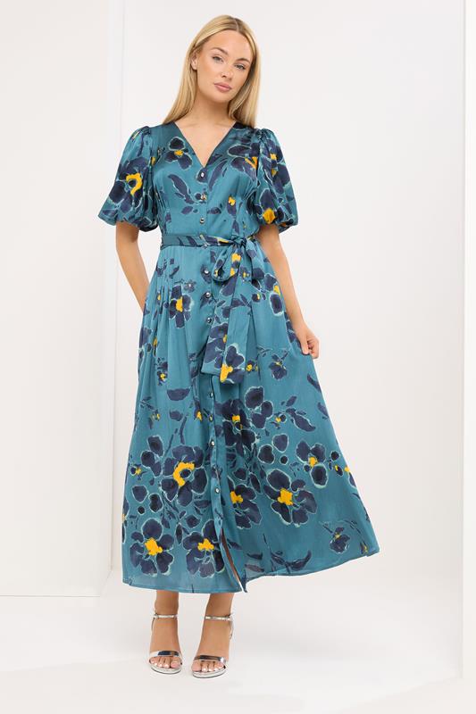 STAR Blue Floral Shirt Dress | StarByJM 1