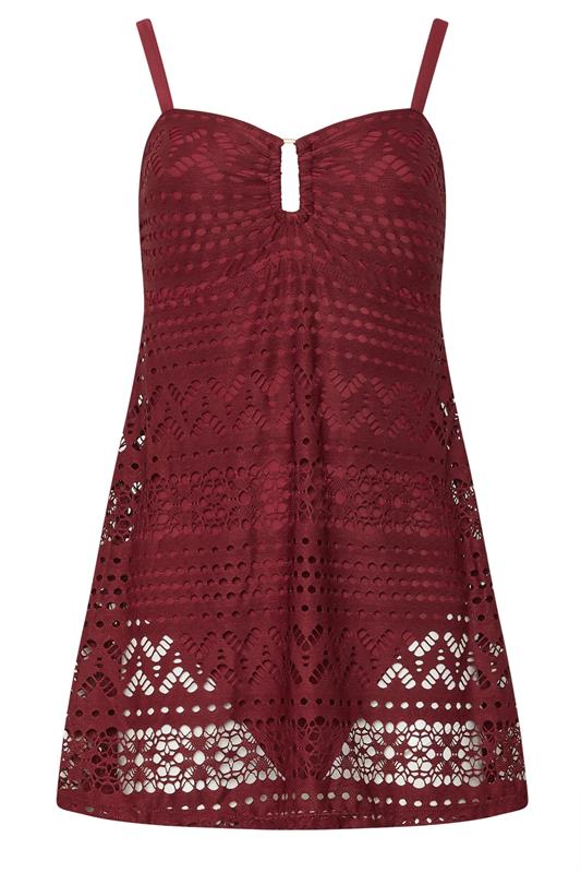 LTS Tall Red Crochet Swimskirt | Long Tall Sally  5