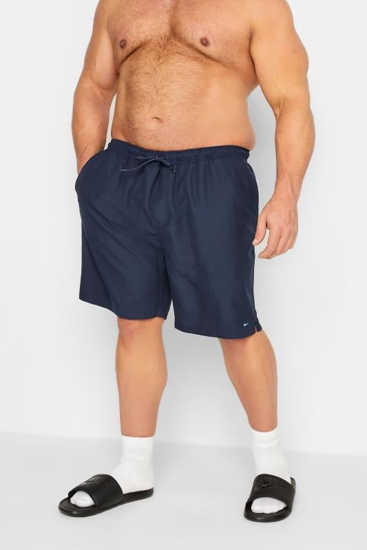 BadRhino Big & Tall Navy Blue Swim Shorts | BadRhino 1