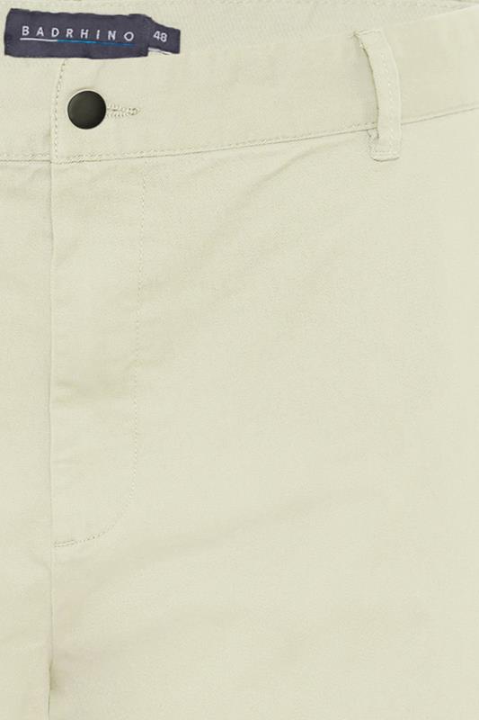 BadRhino Big & Tall 2 PACK Stone Brown & Navy Blue Stretch Chino Shorts | BadRhino 9