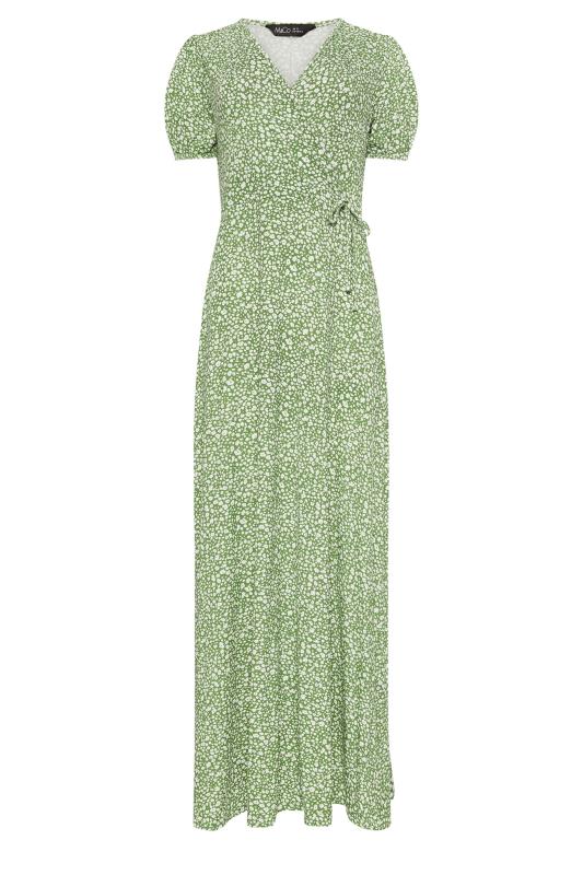 M&Co Green Ditsy Floral Print Maxi Dress | M&Co 5