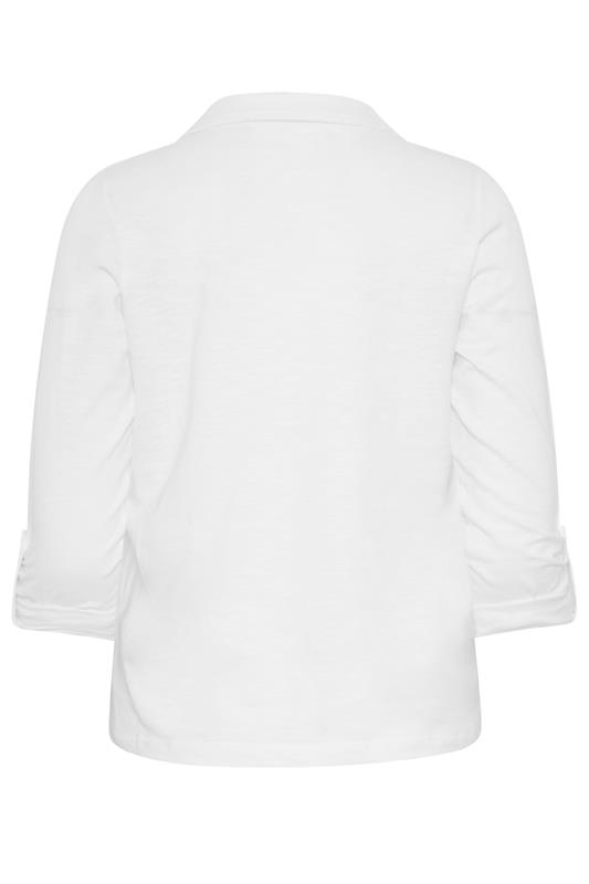 PixieGirl Petite Women's White Button Cotton Shirt | PixieGirl 6