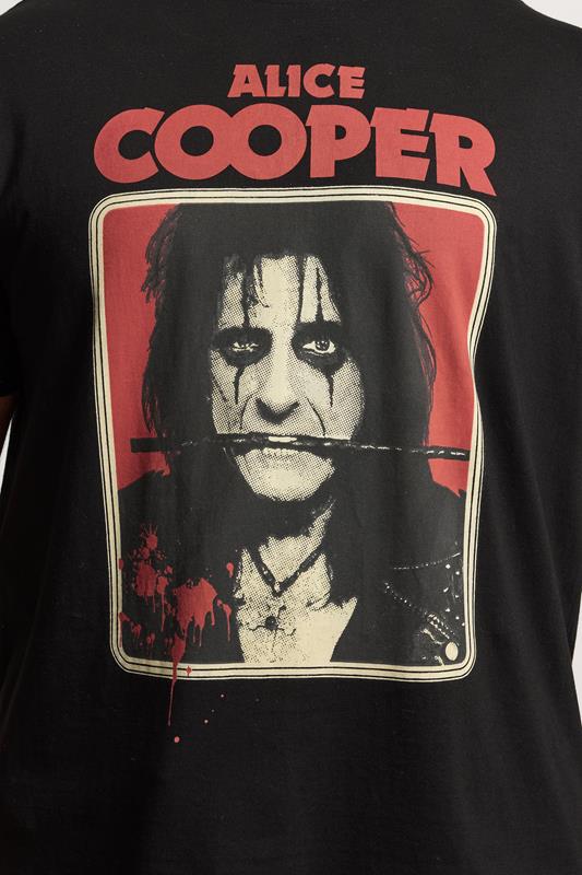 BadRhino Big & Tall Black Alice Cooper Graphic T-Shirt | BadRhino 4