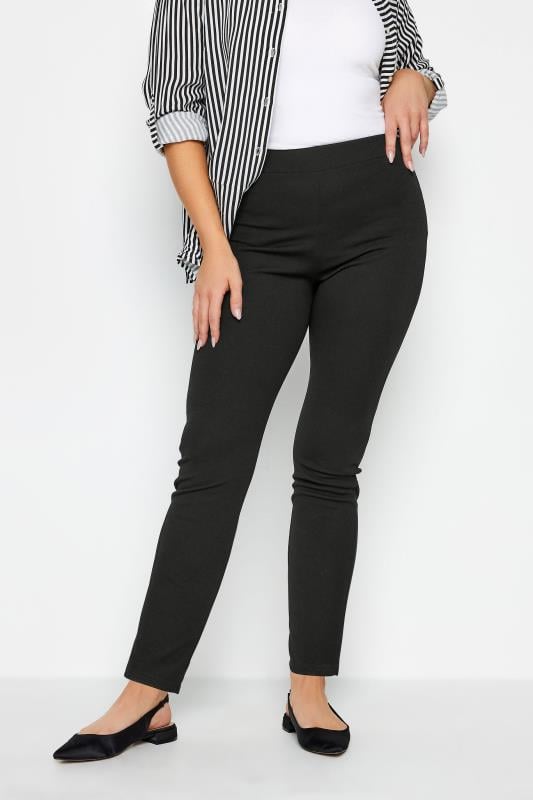 Black Tapered Trousers by Margaret Howell on Sale