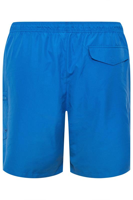 BadRhino Big & Tall Blue Cargo Swim Shorts | BadRhino 8
