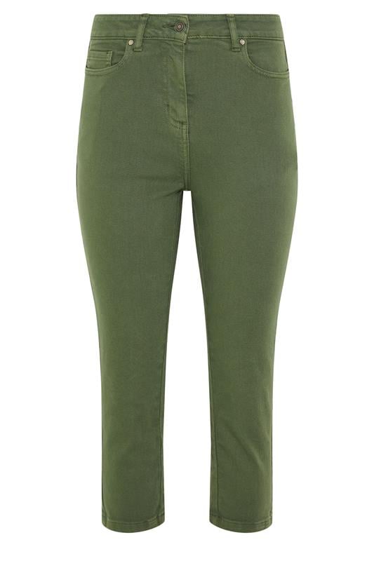 M&Co Petite Green Ankle Grazer Jeans | M&Co 1