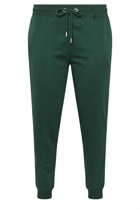YOURS Plus Size Green Tie Cuffed Joggers | Yours Clothing 5