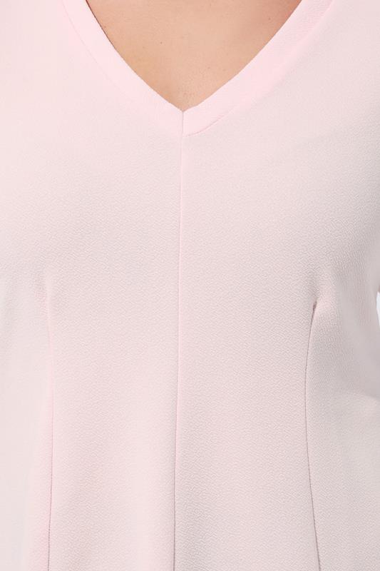 LIMITED COLLECTION Plus Size Pink Corset Top | Yours Clothing 4