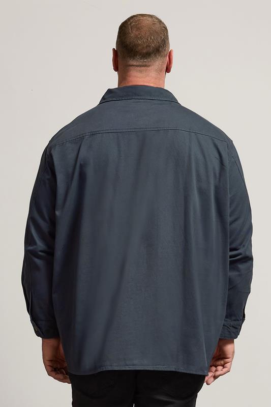 BadRhino Big & Tall Navy Blue Overshirt | BadRhino 2