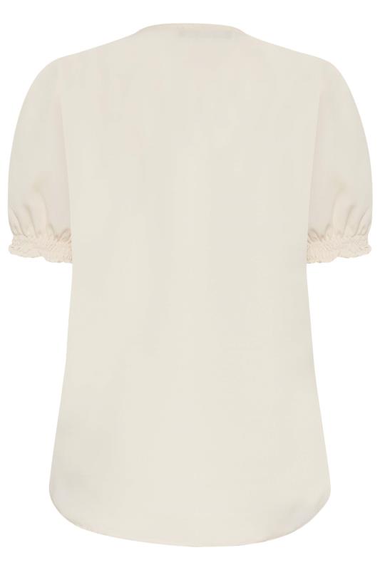 M&Co Ivory White Frill Blouse | M&Co 7