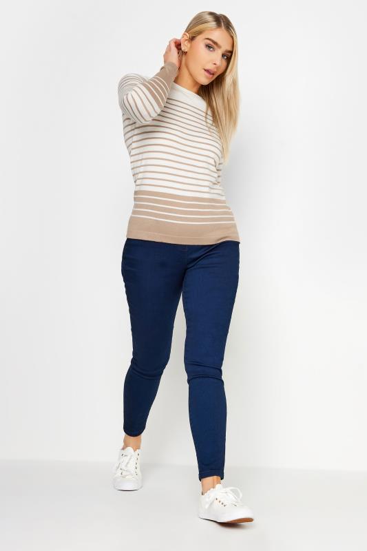 M&Co Ivory & Natural Brown Striped Jumper | M&Co 2