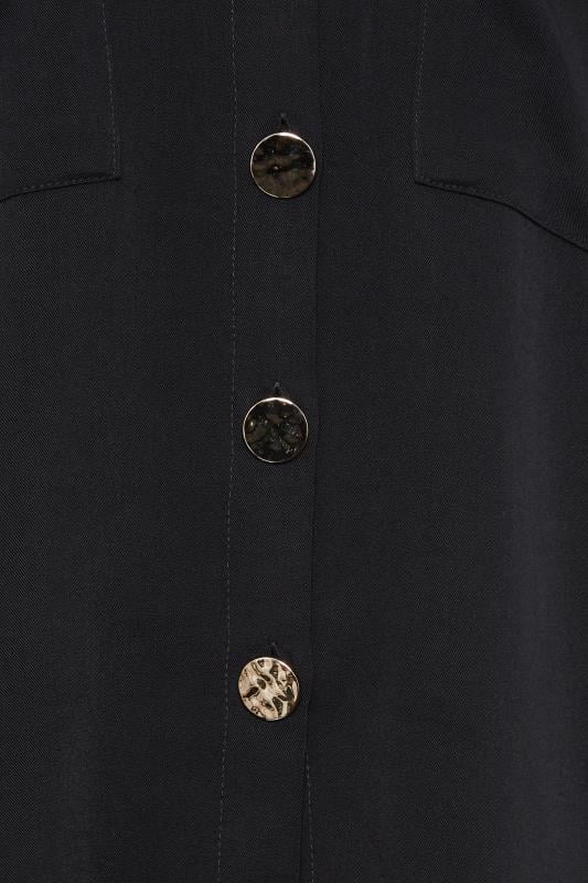 M&Co Black Statement Button Shirt | M&Co