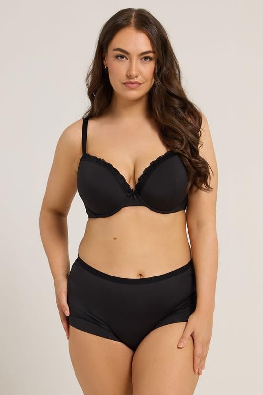 YOURSET 3 PACK Plus Size Red & Purple Lace Trim Padded Bras | Yours Clothing 6
