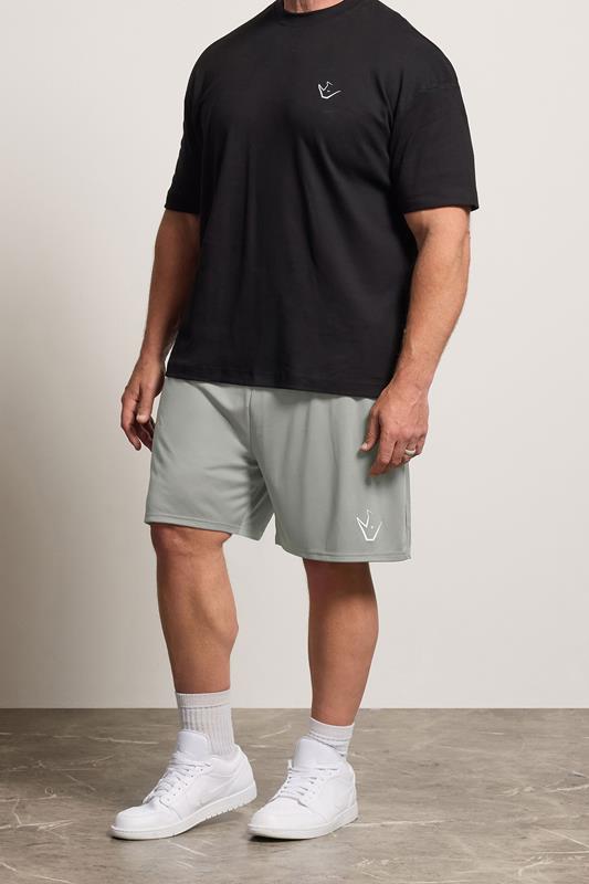 IronRhino Big & Tall Grey Lightweight Performance Shorts