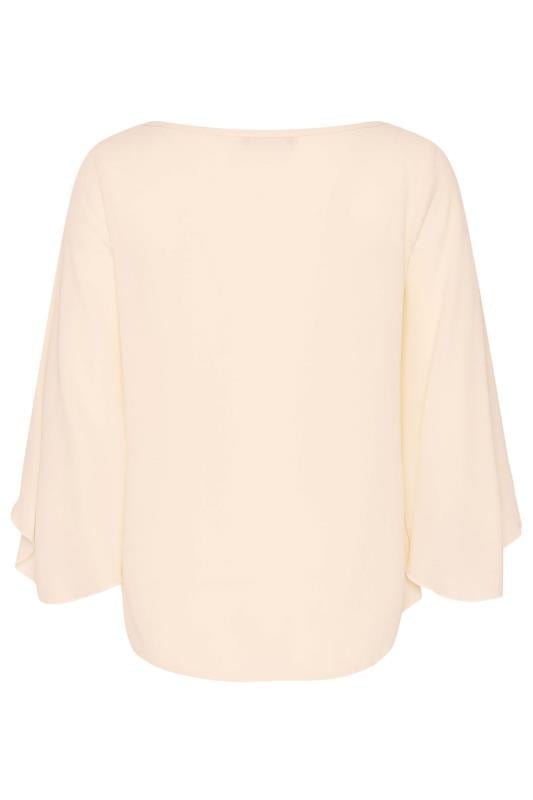 M&Co Light Pink Long Angel Sleeve Blouse | M&Co 7