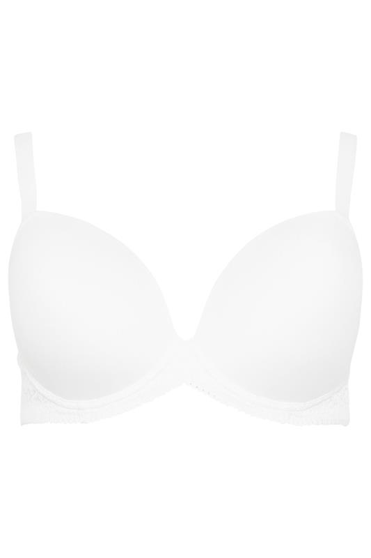 YOURSET 2 PACK Plus Size White & Black Soft Touch Moulded Underwired T-Shirt Bras | Yours Clothing 11