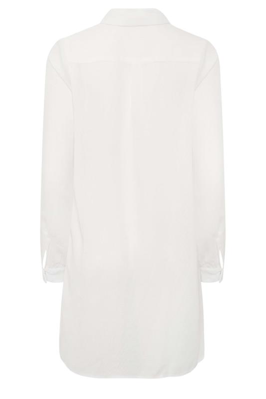 M&Co White Dipped Hem Shirt | M&Co 7