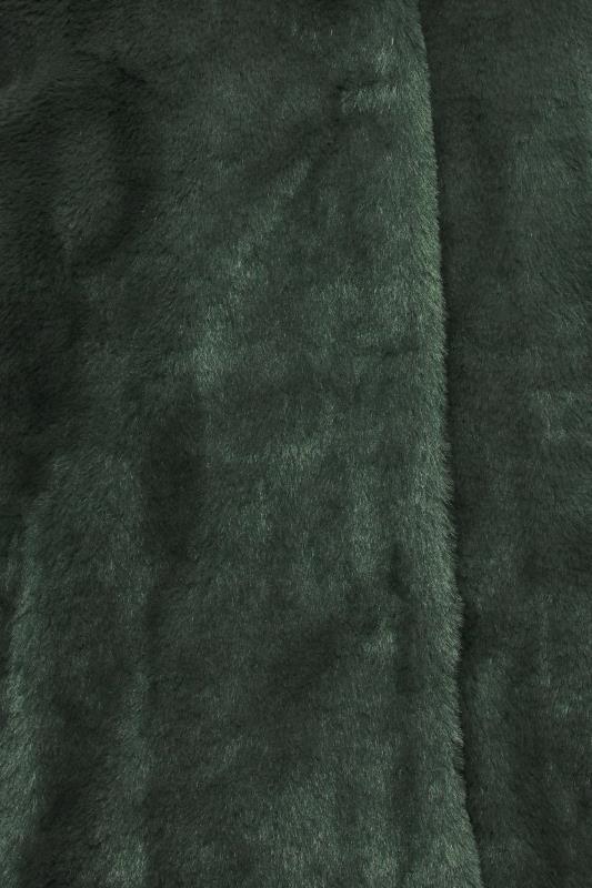 M&Co Dark Green Faux Fur Gilet | M&Co 6