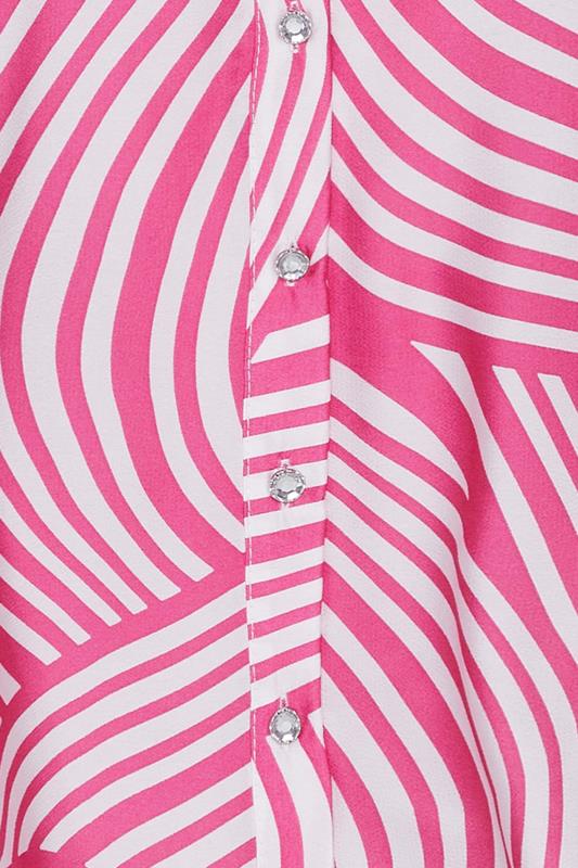 M&Co Pink Swirl Print Shirt | M&Co 5