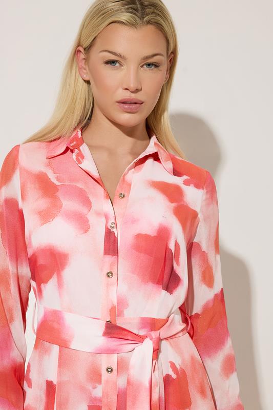 STAR Pink Printed Shirt Dress | StarByJM 4