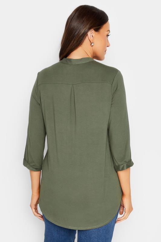 M&Co Green Placket Jersey Shirt | M&Co 3