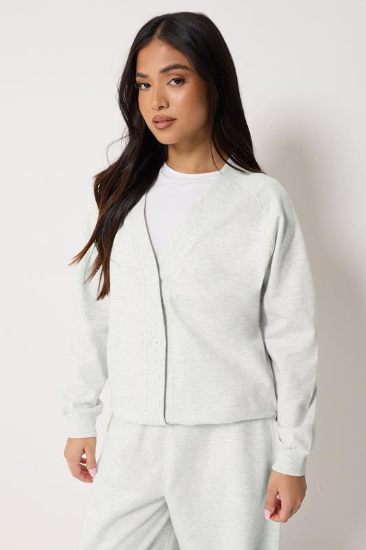 PixieGirl Petite Grey Marl Cardigan