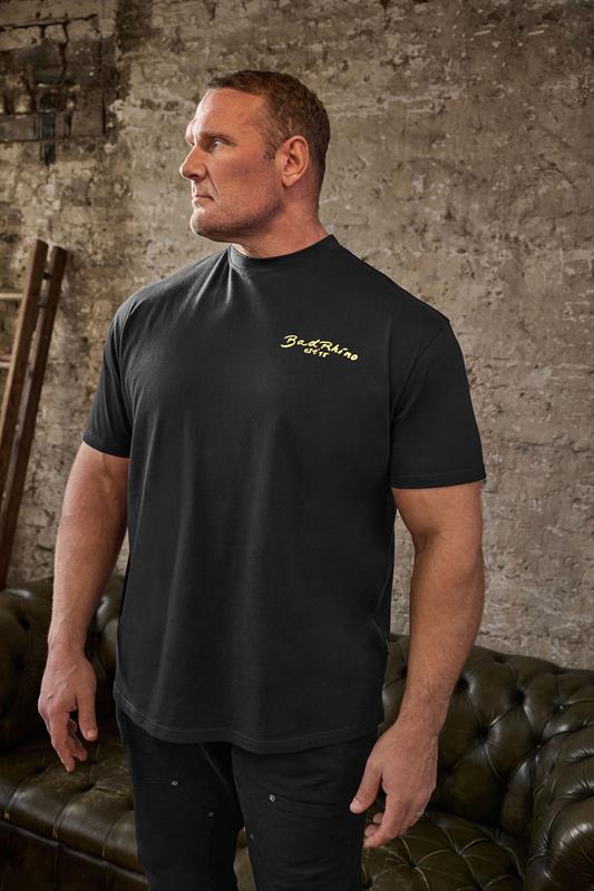 BadRhino Big & Tall Black Tiger Graphic T-Shirt | BadRhino 1