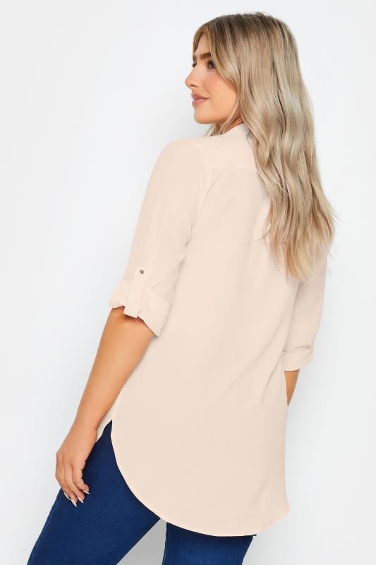 M&Co Pink Tab Sleeve Blouse | M&Co
