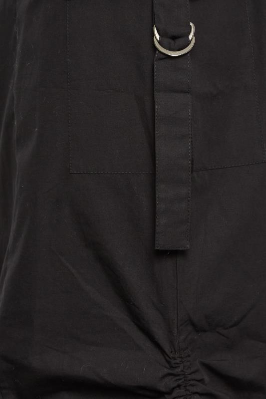 PixieGirl Black Cargo Ruched Midi Skirt | PixieGirl  6