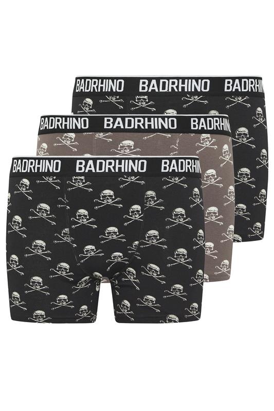 BadRhino Big & Tall 3 PACK Black Skull Boxers | BadRhino 4