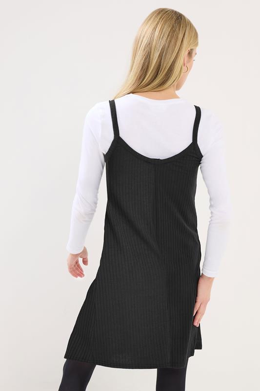 PixieGirl Petite Women's Black Button Front Sleeveless Dress | PixieGirl 2