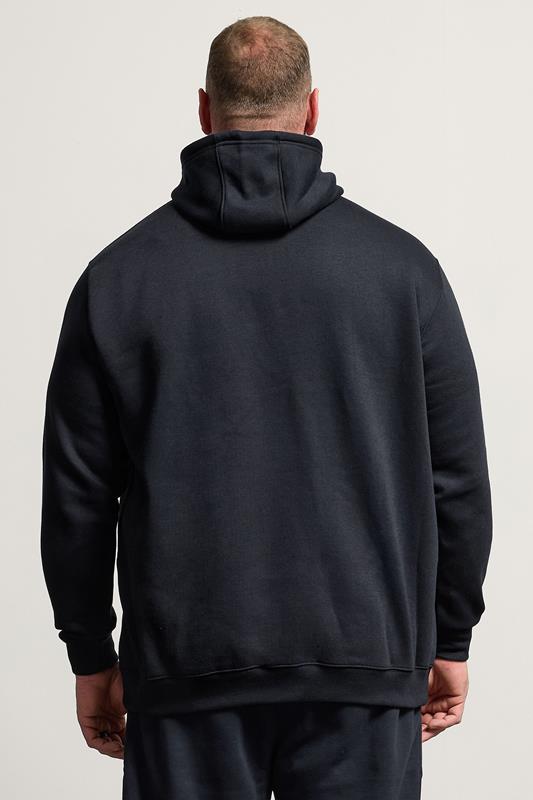 BadRhino Big & Tall Navy Blue Front Pocket Hoodie | BadRhino 2