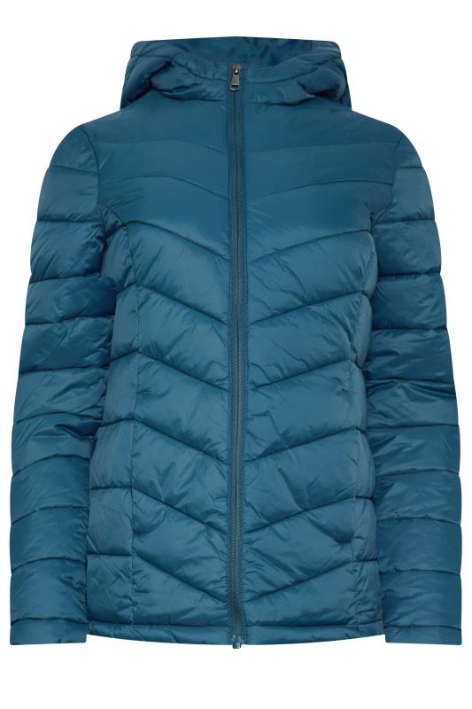 M&Co Teal Blue Quilted Jacket | M&Co 5