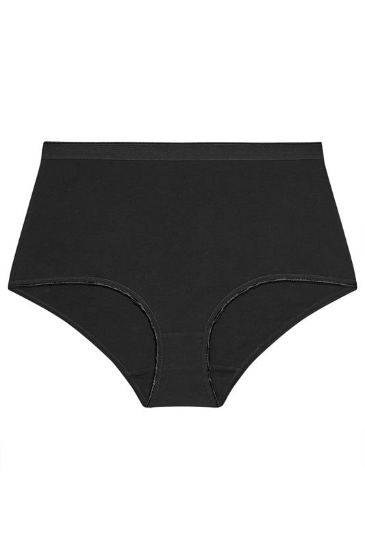 YOURSET 5 PACK Plus Size Black & Khaki Green Animal Print Full Briefs | Yours Clothing 9