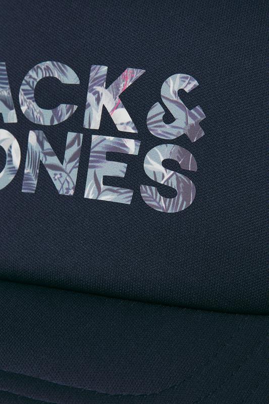 JACK & JONES Navy Blue Drew Trucker Cap | BadRhino 2