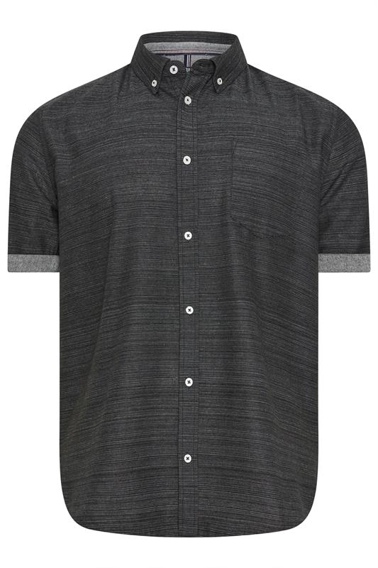 BadRhino Big & Tall Black Short Sleeve Slub Shirt | BadRhino 5