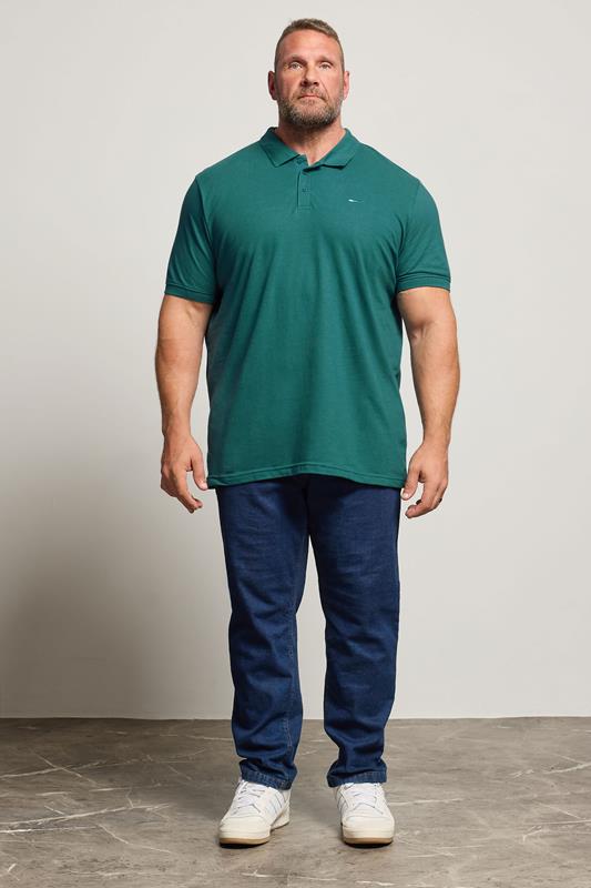 BadRhino Big & Tall Green Polo Shirt | BadRhino 1