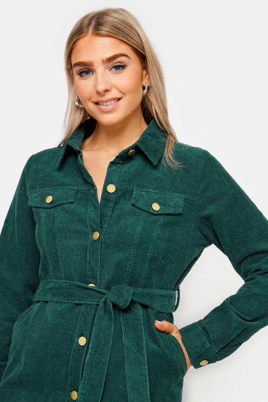 M&Co Green Cord Shirt Dress 5