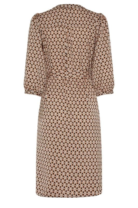 M&Co Orange Geometric Print Tunic Dress | M&Co 7