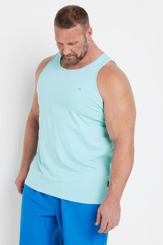 BadRhino Big & Tall 3 PACK Light Blue & Orange Vest Tops | BadRhino 5