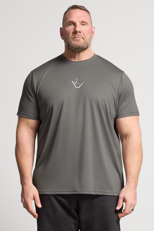 IronRhino Big & Tall Grey Performance T-Shirt