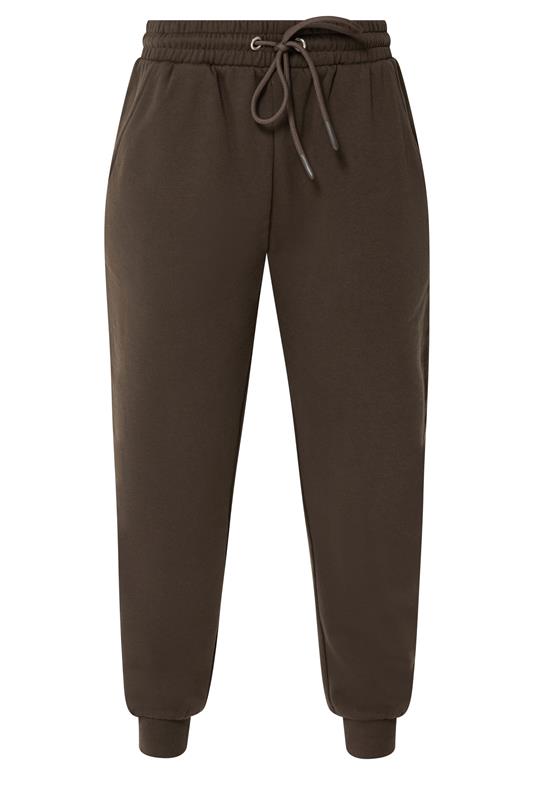 M&Co Petite Chocolate Brown Cuffed Joggers | M&Co 5