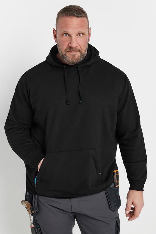 BadRhino Big & Tall Black WorkWear Hoodie | BadRhino 1