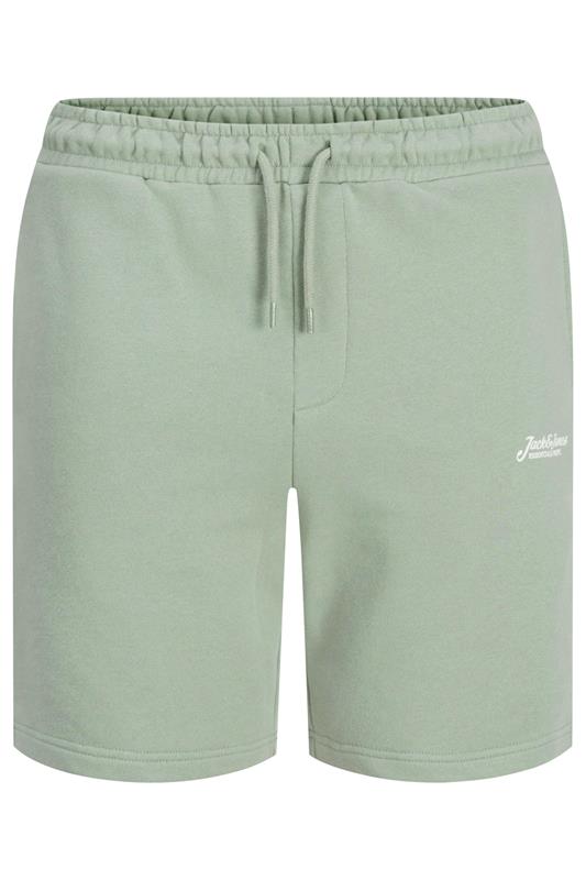 JACK & JONES Big & Tall Iceberg Green 'Beau' T-Shirt & Short Set | BadRhino 5