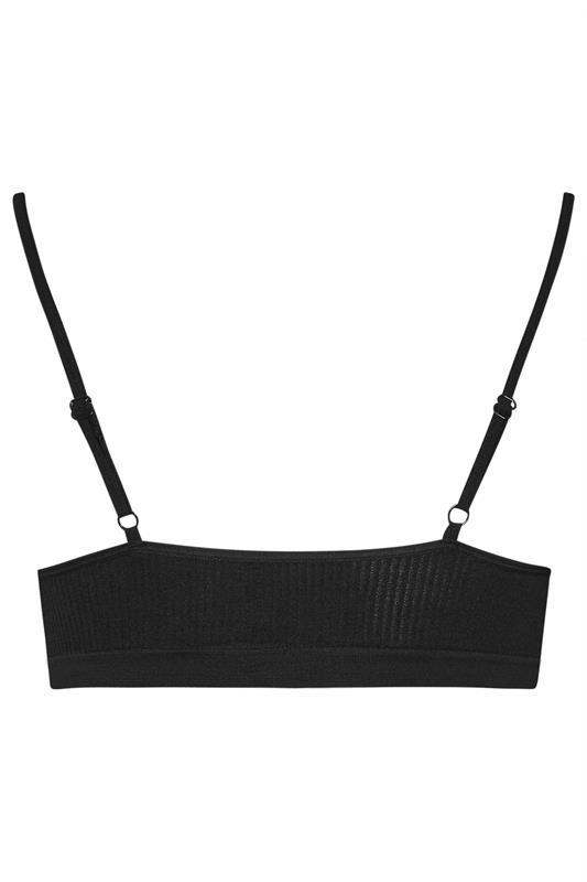 YOURSET 2 PACK Plus Size Black & White Seamless Padded Bralettes | Yours Clothing 10