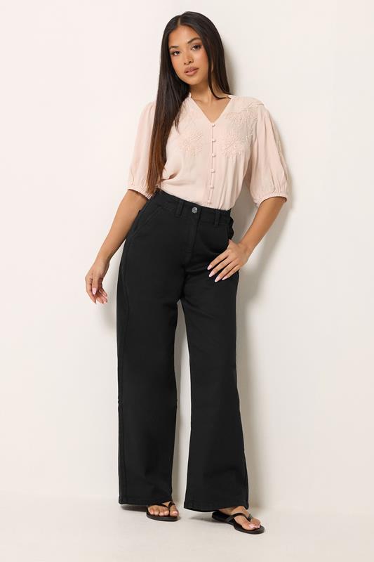  M&Co Black Wide Leg Jeans