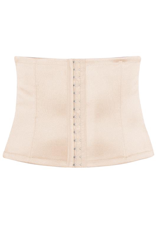 Plus Size Nude Hook & Eye Control Belly Band | Yours Clothing 5